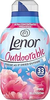 Lenor Outdoorable Fabric Conditioner Pink Blossom 33 Washes, 462ml