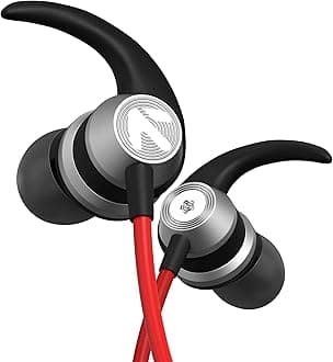 Boult Audio BassBuds X1 in-Ear Wired Earphones with 10mm Extra Bass Driver and HD Sound with mic(Red)