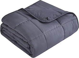 Topcee Weighted Blanket for Adults (17 lbs, 60" x 80") Queen Size Soft Cooling Heavy Blanket Sleeping, Apply to 160-180 lbs Body, Thick Breathable Blanket with Glass Bead, Easy Care