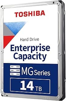 MG Series Enterprise 14TB 3.5’’ SATA 6Gbit/s Internal HDD 7200RPM 550TB/year 24/7 Operation. MG07ACA14TE