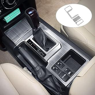 For Toyota Land Cruiser Prado 150 2010-2017 Interior Decorative Modification Accessories Central Gearbox Panel Lc150 Fj150 (Silver【B】 Style)