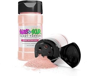 Bakell - Sweet Cotton Candy Topper (85g 1x Shaker Jar) for Fruit, Food & Desserts