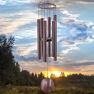 ASTARIN Sympathy Memorial Wind Chimes - Large Deep Tone Outdoor in Memory of Loved Ones - 36 Inch