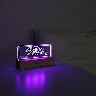 Stray Kid.s Night Light, Kpop Merchandise, Korean Idol Lamp for Stay, 7RGB Color, Dimmer, 8.3 x 4.2 x 1.7