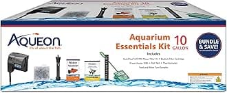 Aqueon Fish Tank Aquarium Essentials Starter Kit for 10 Gallon Tanks
