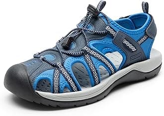 DREAM PAIRS Men's Sandals Hiking Water Sport Athletic Beach Outdoor Comfortable Casual Closed Toe Summer Sandal Shoes
