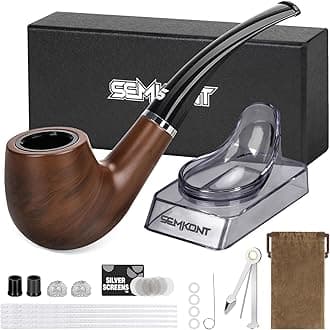 Tobacco Pipe Set, Including Pipe Stand and Pipe Storage Bag and other Accessories