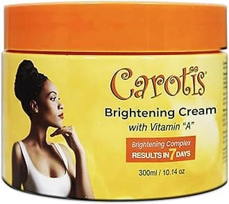 Carotis, Skin Brightening Cream – 300ml / 10.14fl oz – 7 Day Night Cream for Uneven Skin Tone, with Vitamin A