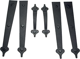 Household Essentials Hinge It Magnetic Decorative Garage Door Accents, Black