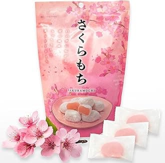 Fusion Select Sakura Japanese Mochi Fruit Daifuku Japanese Desert Sweet Rice Cake Fruit Mochi Daifuku 130g