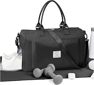 Gym Bag Womens,Travel Duffel Carry on Bag Sport Tote Bag Weekend Overnight Bag