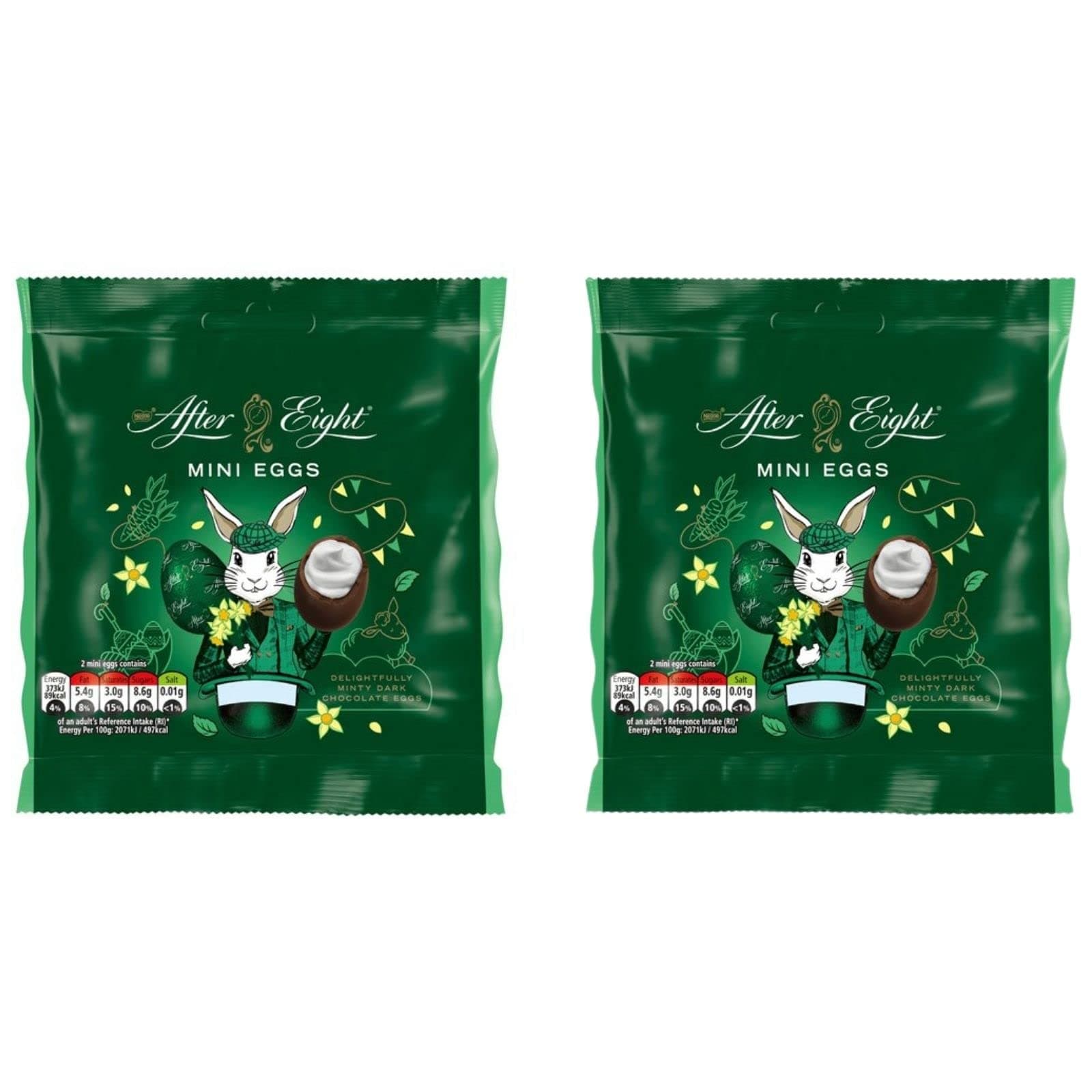 After Eight Dark Mint Chocolate Mini Easter Eggs 81g (2 Pack)