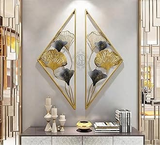 DSH CRAFTING YOUR CURIOSITY Metal Wall Deco Multi Color Wall Hanging Wall Arts For Home Hotel Office Living Room Bedroom Decoration. (iWART-08)