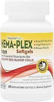 Natures Plus Hema-Plex For Total Blood Health (60 Softgels, 167831)
