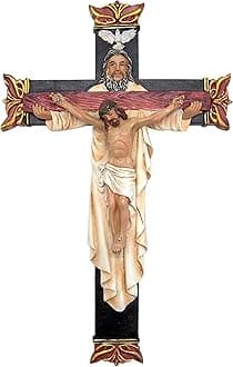 AT001 Religious Holy Trinity Wall Crucifix