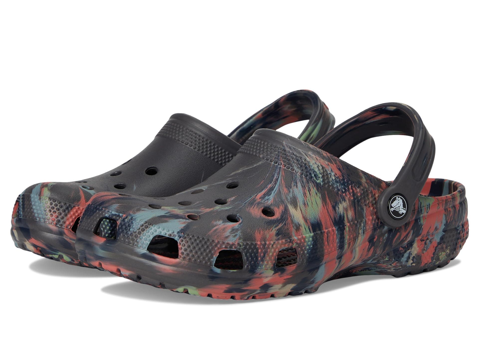 Crocs Boys' Classic Graphic Monster Print Clogs