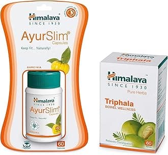 Wellness Triphala, 60 Tablets Ayurslim, 60 Tablets