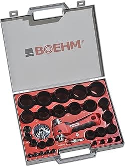 Boehm - JLB250PA (Ø2 à 50) : Set of hollow punches Ø2 to 50 mm Set of 32 tools