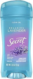 Secret Anti-Perspirant Deodorant Clear Gel Luxe Lavender 2.7 oz