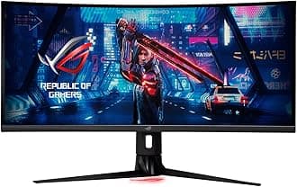 ASUS ROG Strix XG349C Ultrawide Gaming Monitor – 34 inch UWQHD (3440 x 1440), overclockable 180Hz (Above 144Hz), 1ms (GTG), Extreme Low Motion Blur Sync, 135% sRGB, G-Sync compatible, DisplayHDR 400