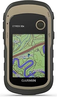 GARMIN Rugged Handheld GPS eTrex 32x | 2.2” Sunlight-Readable Colour Display with 240 x 320 Display Pixels | Up to 25 Hours in GPS Mode with 2 AA Batteries | 8 GB of Internal Memory