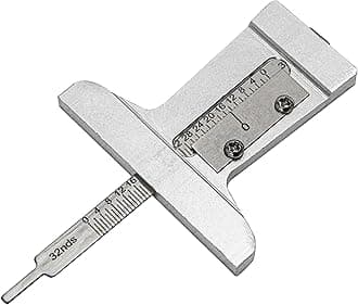 Car Truck Tire Depth Checker Tyre Tread Gauge Stainless Steel 0~32nds Caliper Measure Tool