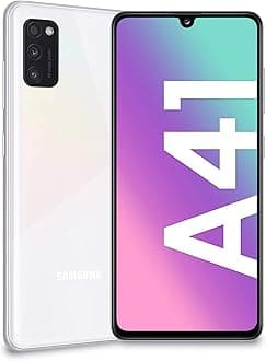 Samsung Galaxy A41 6.1 inch Smartphone Screen Super AMOLED 3 Back Cameras 64GB Expandable 4GB RAM 3500mAh 4G Dual SIM Android 10 151g