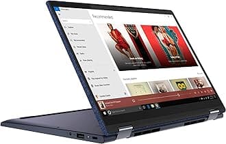 LenovoYoga 6 13ARE05 13.3" Full HD IPS Touchscreen Convertible Laptop AMD Ryzen 5 4500U 8GB RAM 256GB SSD FP Backlit Keyboard Windows 10 Home Abyss Blue - 82FN002GUK