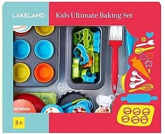 lakeland Kids' Real Cookware 48pc Ultimate Baking Gift Set – Starter Kit For Young Bakers Age 3+