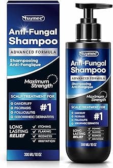 Tuymec Psoriasis Shampoo, Seborrheic Dermatitis Folliculitis Shampoo, Anti-Fungal and Anti-Dandruff for Men and Women 300ML.