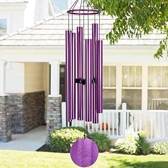 Violet color wind chimes