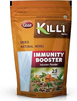 KILLI Immunity Booster Powder | Ayurvedic Kadha for Immunity Support with blend of 23 Natural & Pure Herbs, 100g