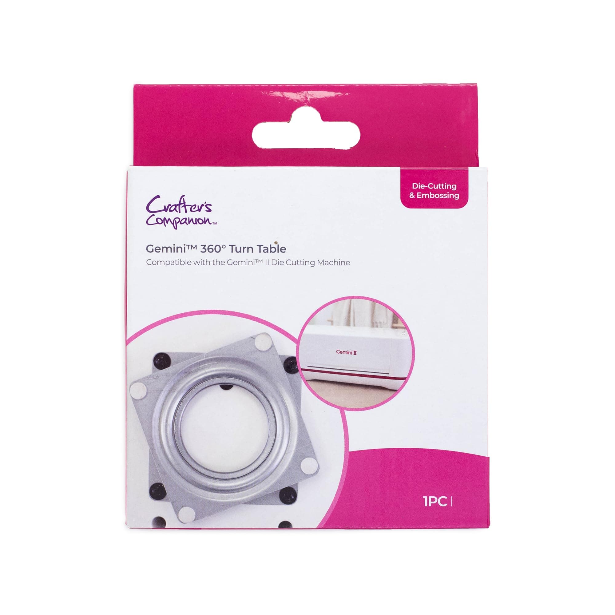 Gemini II Accessories - 360° Turn Table - Craft from Any Angle [GEMII-ACC-360], 14cm x 11cm x 2cm