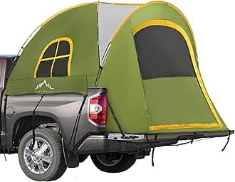 Pickup Truck Tent, Waterproof PU2000mm Double Layer for FT Truck Bed, Portable Bed Tent for Camping