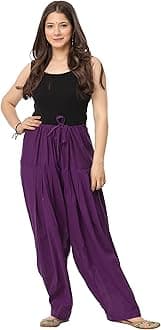 B9 STORE Woman's Plain Cotton SEMI Patiala Salwar Free Size || Patiala || Patiyala || SEMI Patiala || Patiala Salwar || Trendy Patiala || Free Size || Multicolour