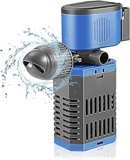 Internal Aquarium Filter with Flow Rate Adjustable Low Noise and Quiet (11W)