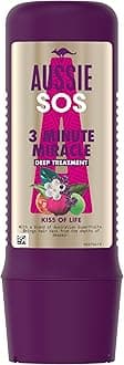 Aussie SOS Kiss of Life 3 Minute Miracle Deep Treatment for Dry, Damaged Hair, 225 ml