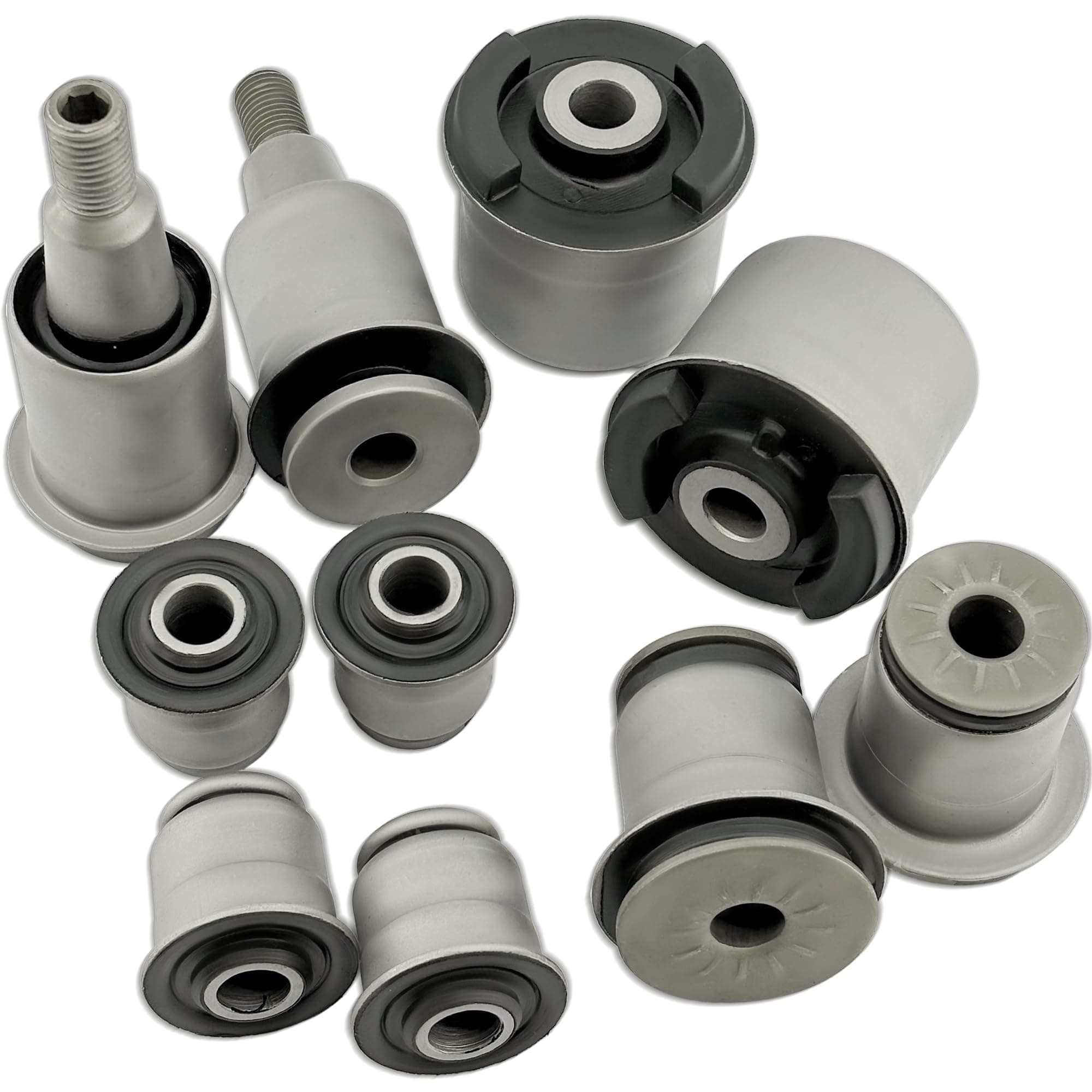 Control Arm Repair Kit - Complete Front Upper & Lower Control Arm Bushing Kit 10 Pcs for RAINIER 2004-2007, TRAILBLAZER 2002-2009, ENVOY 2002-2009, BRAVADA 2002-2004, 9-7x 2005-2009
