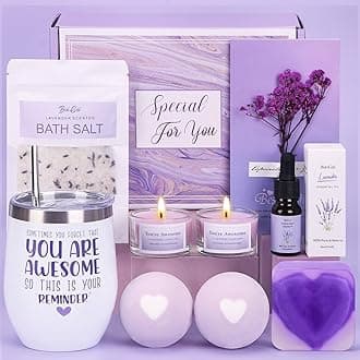 Pamper Gifts For Women, Pamper Hamper Mom Self Care Gift Care Package For Her, Relaxation Spa Gift Set Birthday Pamper Set Relax Bath Gift Set Get Well Soon Gift Hamper For Wife,Girls,Sister,Friend