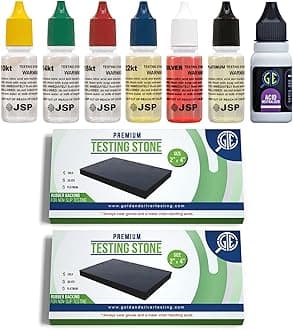 GTE Gold Silver Jewelry Tester Appraisal Kit 10K 14K 18K 22K 24K Platinum Palladium Test Precious Metals 999 925 Scrap