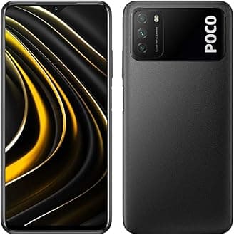 Xiaomi POCO M3 Smartphone, 4 GB + 64 GB, 6.53 "FHD + Ampio 1080P FHD + Display 49 MP, Tripla Fotocamera, 6000 mAh Batteria, Doppi Altoparlanti, Jack per Cuffie da 3.5 mm, Nero (Power Black)