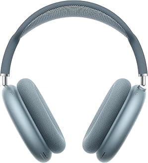 Apple AirPods Max Wireless Over-Ear Headphones, Pro-Level Active Noise Cancellation, Transparency Mode, Personalized Spatial Audio, USB-C Charging, Bluetooth Headphones for iPhone - Blue