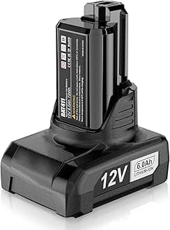 【Upgrade】 6.0Ah Replace Battery for Bosch 12V Battery BAT414 Compatible with Dremel 12V 8240 N-5 Tools and Chargers for Bosch 12 Volt Battery BAT420 GBA12V30 BAT411 BAT411A BAT412 BAT413