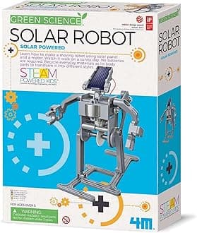 Green Science Solar Robot Kit with Customizable Recyclable Design - 1 Set for Kids