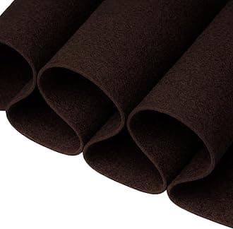 FabricLA Acrylic Felt Fabric by the Yard | 72” Wide | 1.6mm Thick | Clean-Cut, No-Fray, Non-Stiff | Brown
