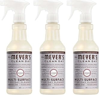 MRS. MEYER'S CLEAN DAY Multi-Surface Everyday Cleaner, Lavender Scent, 16 Fl Oz Bottle - 3 Pack