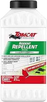 Tomcat Repellents Rodent Repellent Granules, For Outdoor Mouse and Rat Prevention, 2 lb.