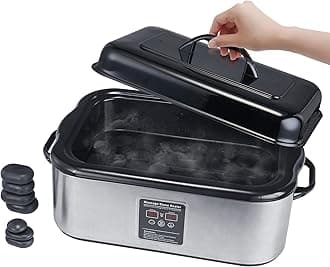 Master Massage Digital Professional Massage Hot Stone Warmer Heater Heating Device (18 Quart)