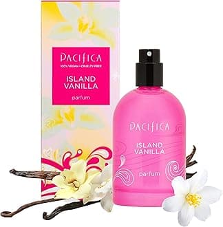 Pacifica Beauty Island Vanilla Spray Perfume – Sweet Tropical Vanilla Gourmand Scent, Long Lasting Everyday Signature Fragrance for Women, Non-Toxic, Vegan, Cruelty-Free Clean Perfume 2oz