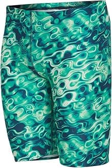 iSwim Jammer Swimsuit – Boys' Competitive Swim Shorts, Quick Dry, UPF 50+, Lined, Athletic Fit